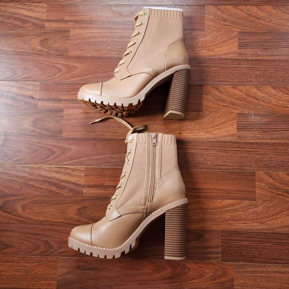 BCBGeneration Tan Heeled Boot 9 NIB - Picture 5 of 9